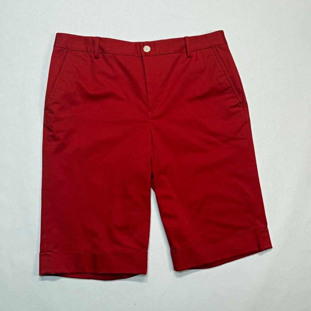 Ralph Lauren Women’s Red Bermuda Shorts Size 12